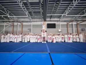 Julavslutning för maif cheerleading