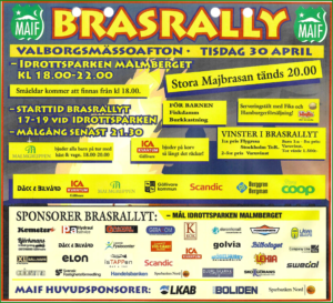 Brasrally och öppettider